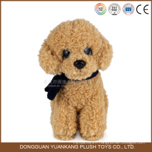 Gros mignon brun en peluche peluche chien jouet